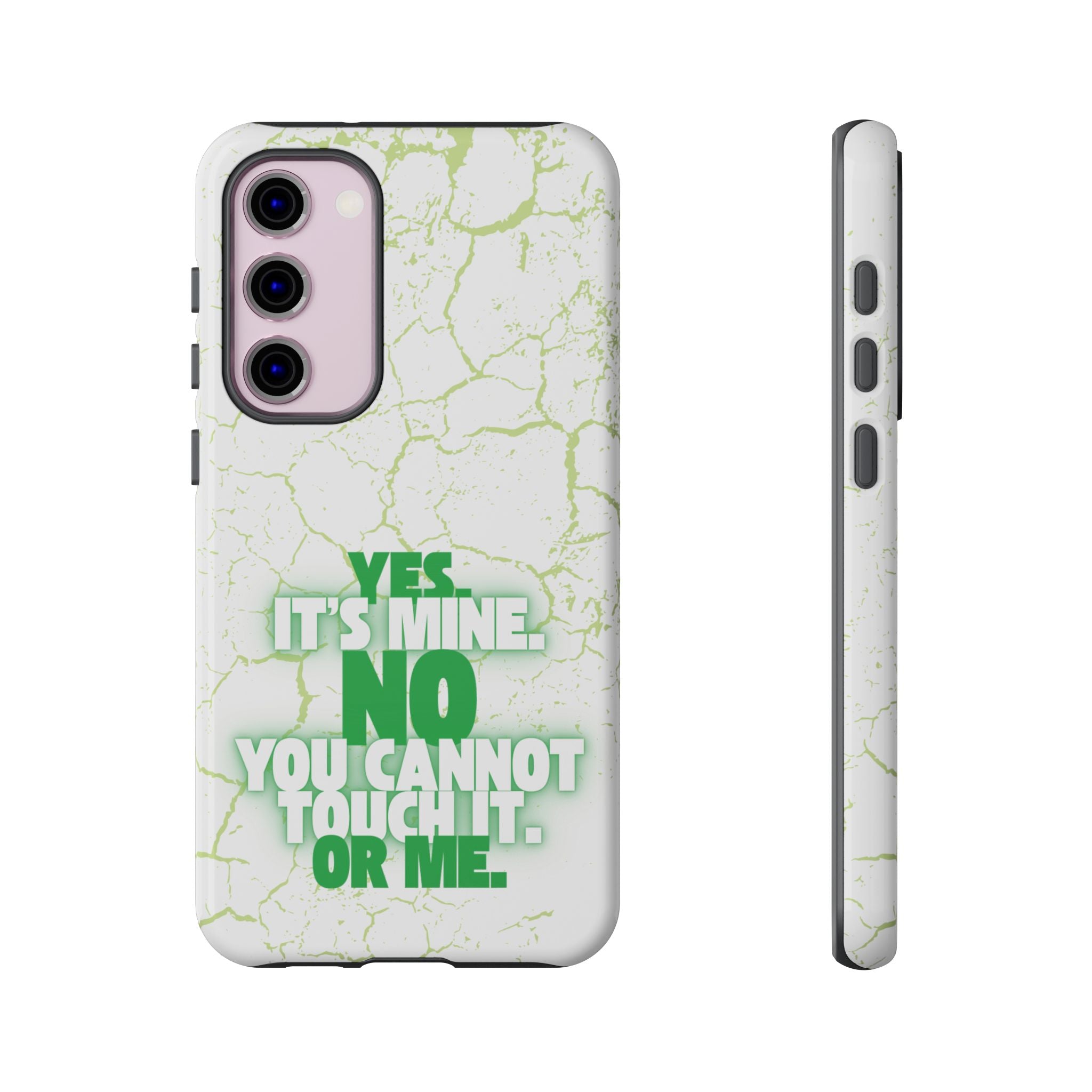 Sassy Quote Marble Crack Phone Case