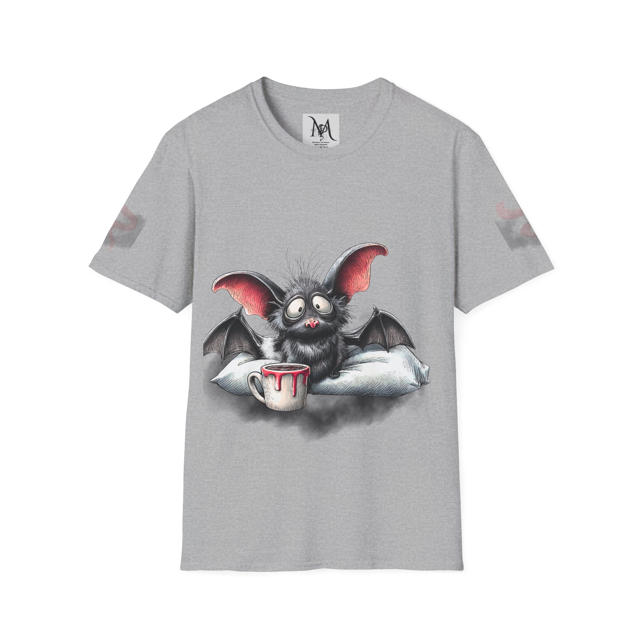 Bat-teries Drained – Cute and Funny Bat T-Shirt