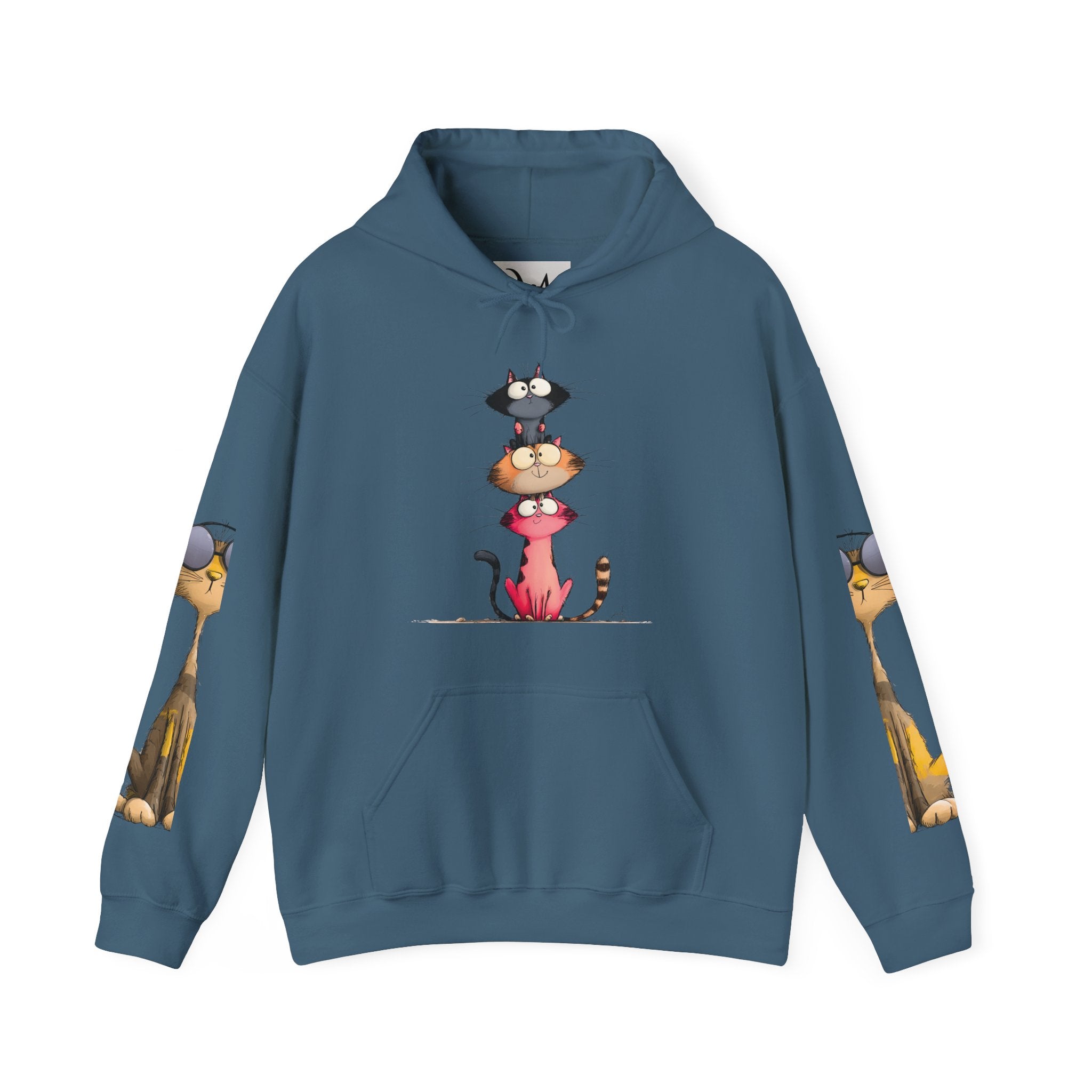 Respect My Wiring Hoodie-Cat Graphic Sweatshirt