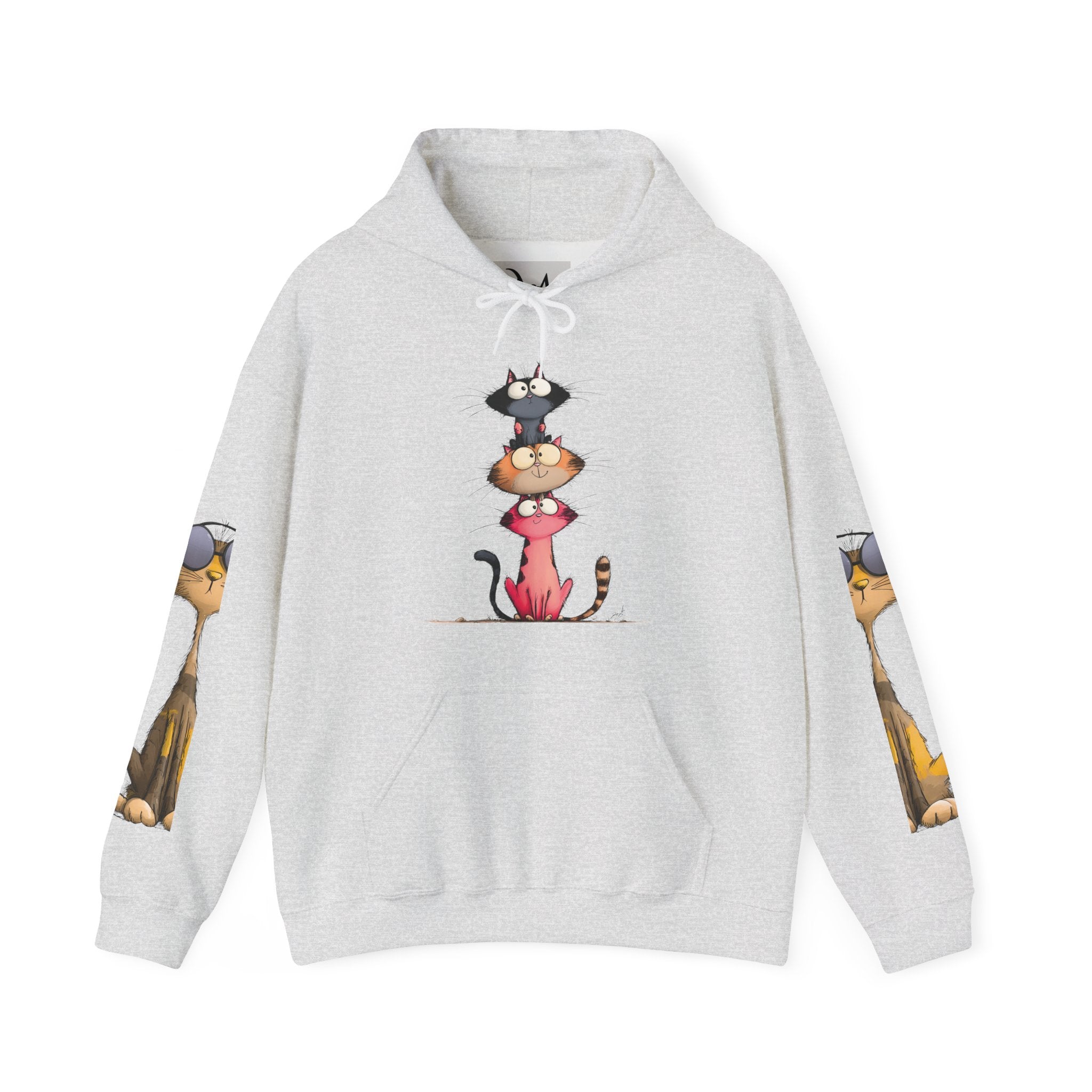 Respect My Wiring Hoodie-Cat Graphic Sweatshirt