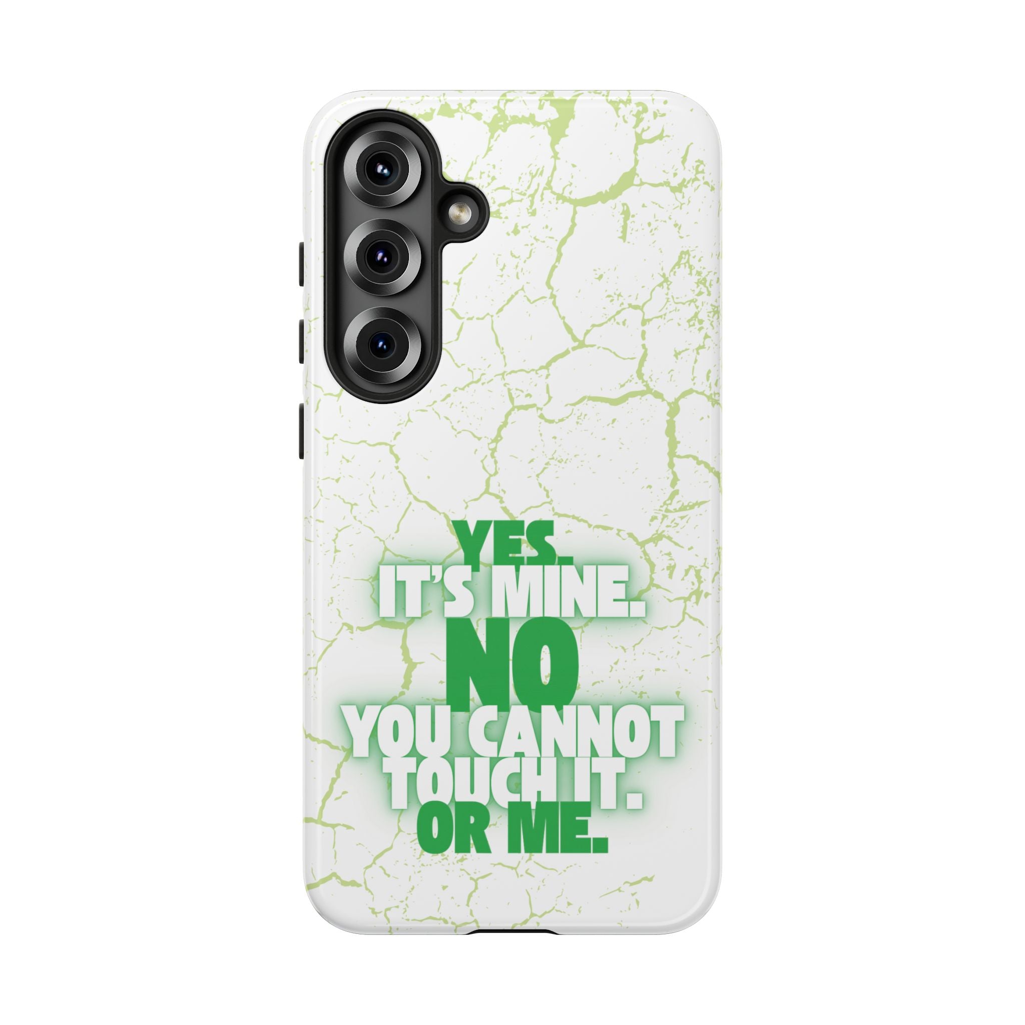 Sassy Quote Marble Crack Phone Case
