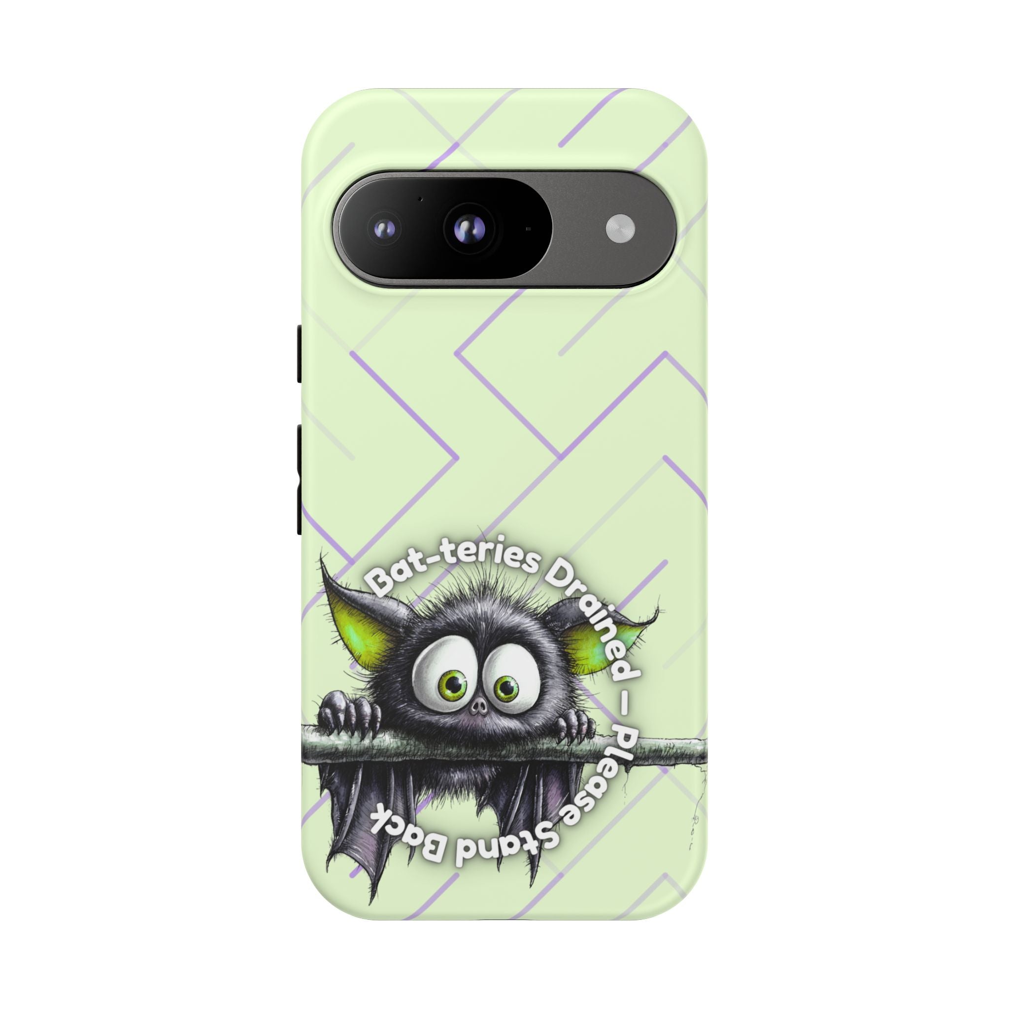 Bat-teries Drained Phone Case – Quirky Bat