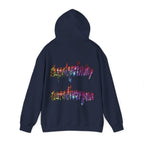 Unapologetically Neurodivergent Hoodie-Holographic Crystal Tree Design, Bold Identity Statement