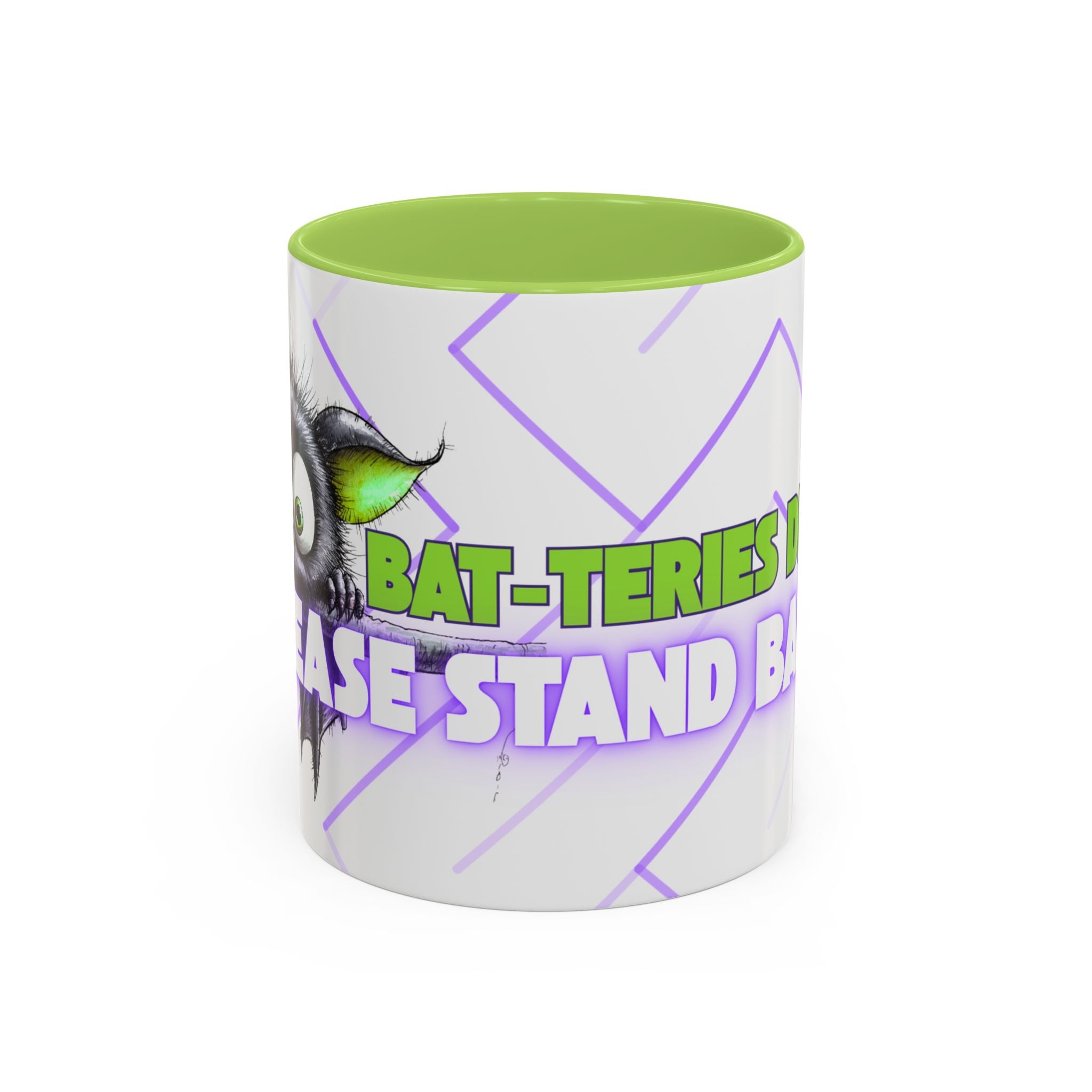 Bat-teries Drained Mug – Quirky Bat Design
