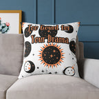 Too Gourd for Your Drama – Celestial Sun & Moon Throw Pillow