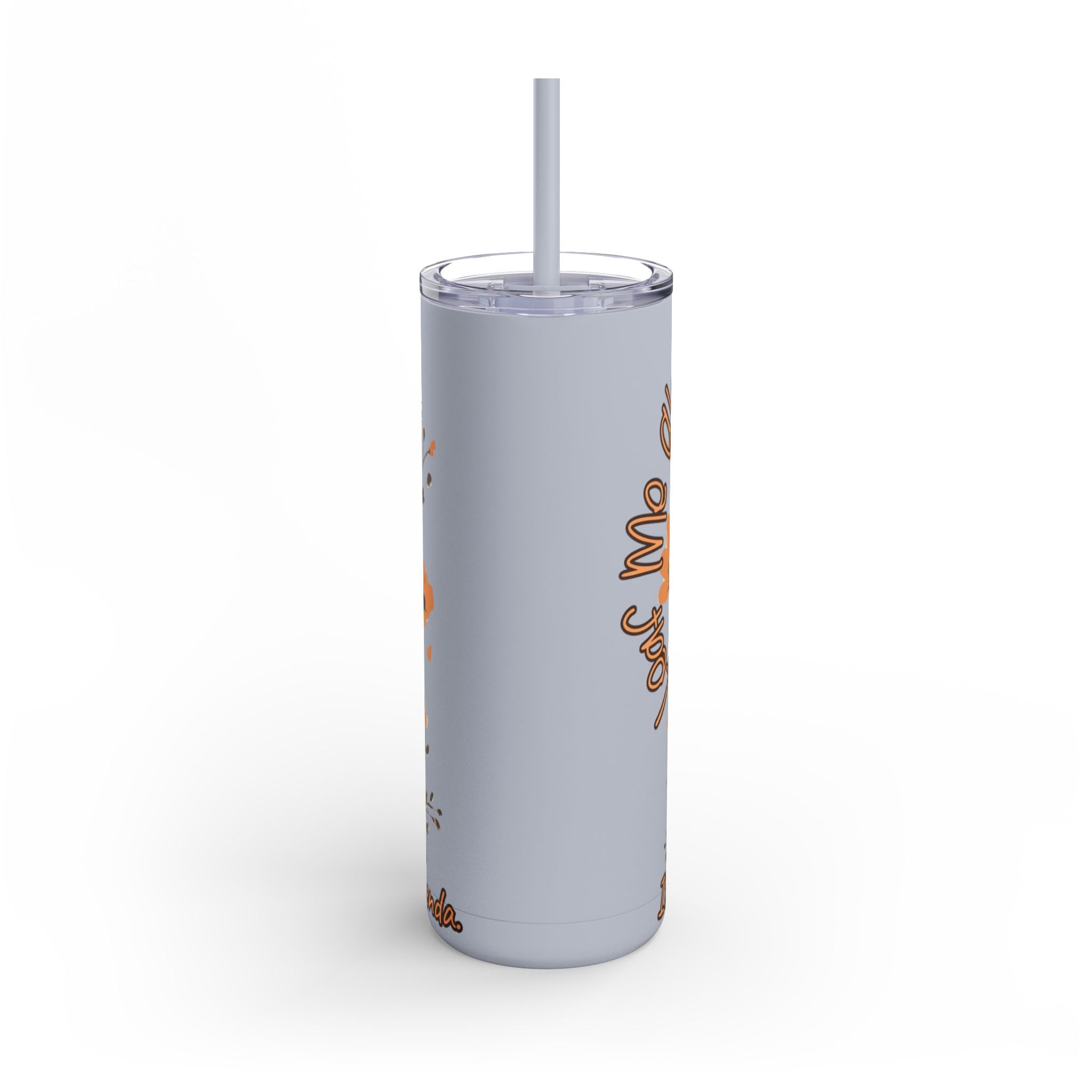 Leaf Me Alone – Limited Edition Fall Ghost Skinny Tumbler (20oz / 600ml)