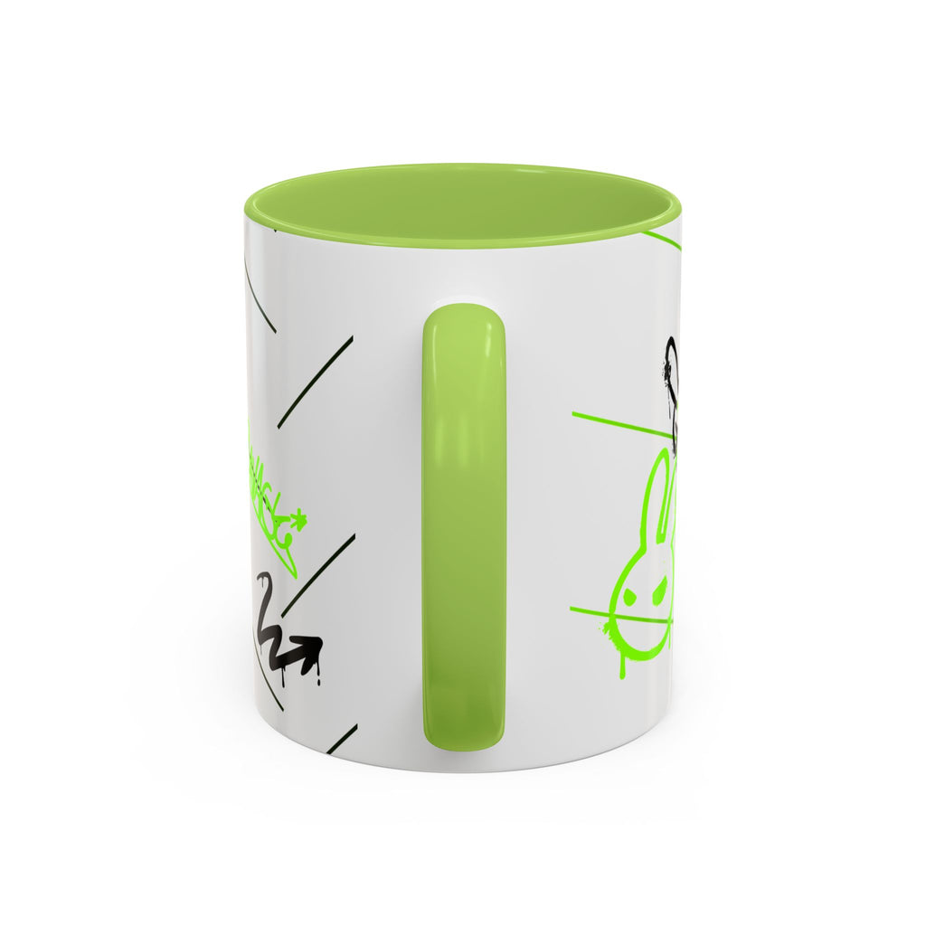 No! Full Stop Mug – Neon Graffiti Bear