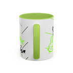 No! Full Stop Mug – Neon Graffiti Bear