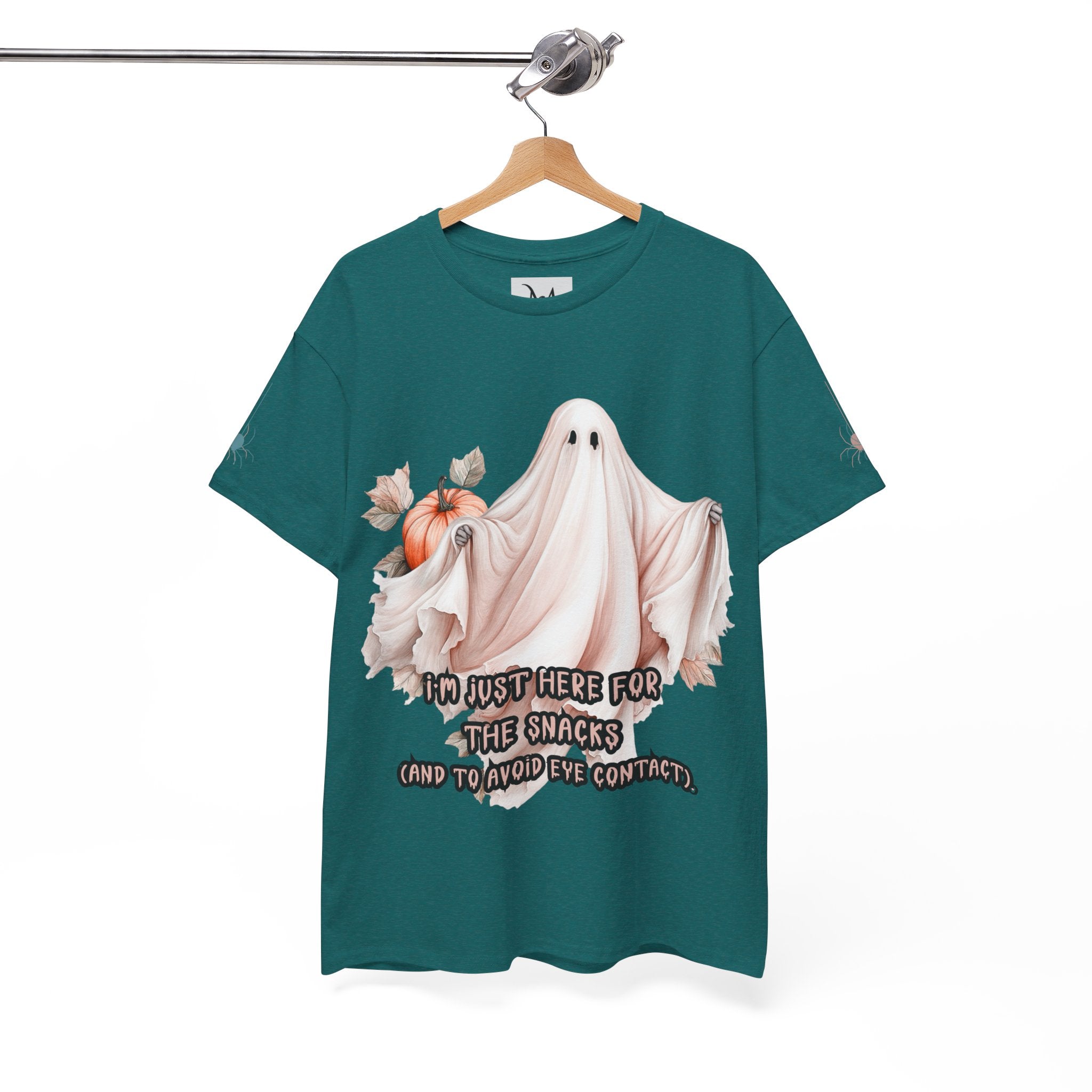 Here for the Snacks (and Avoiding Eye Contact) Halloween Tee