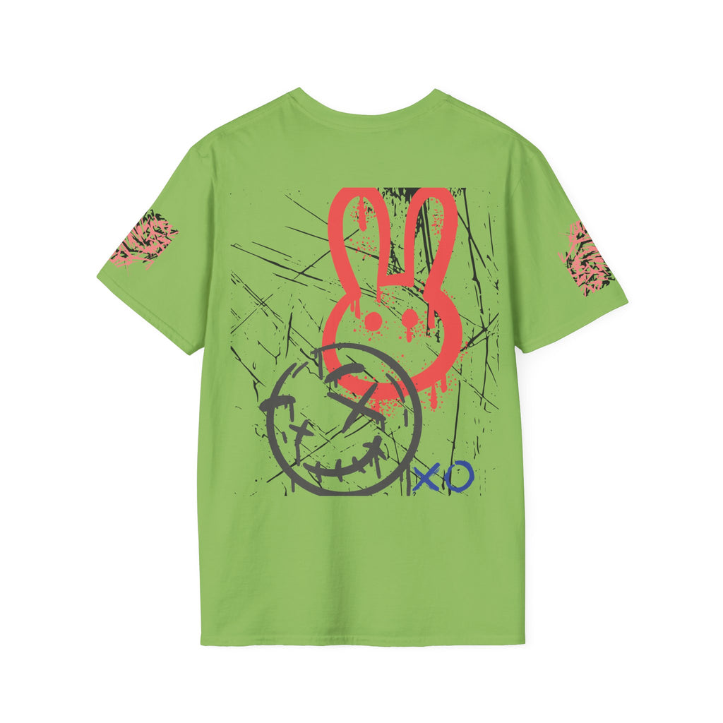 Graffiti Quote Tee – Bold Monochrome