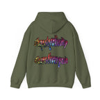 Unapologetically Neurodivergent Hoodie-Holographic Crystal Tree Design, Bold Identity Statement