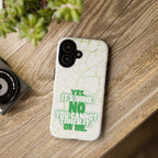 Sassy Quote Marble Crack Phone Case