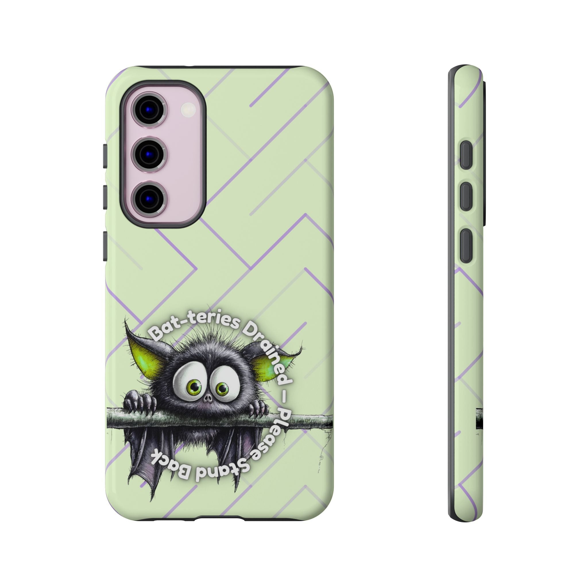 Bat-teries Drained Phone Case – Quirky Bat