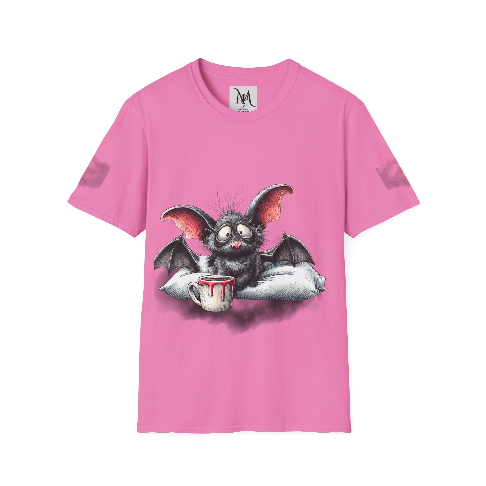 Bat-teries Drained – Cute and Funny Bat T-Shirt