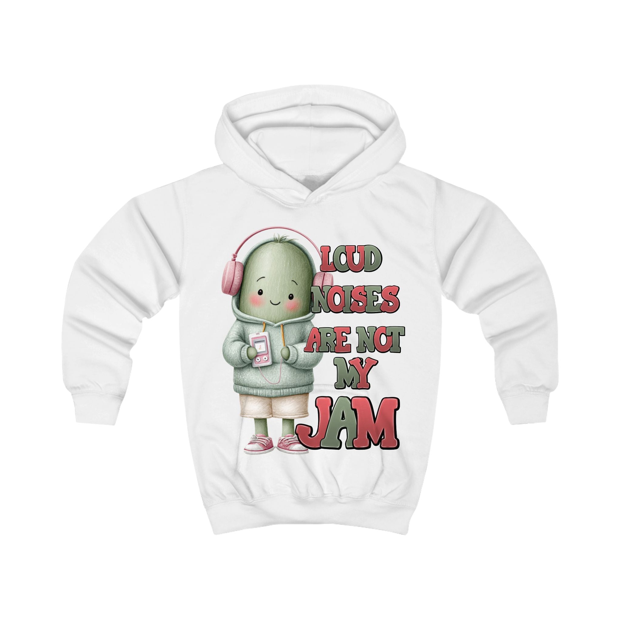 Neurodivergent Kids Hoodie – Please Be Kind Back Print