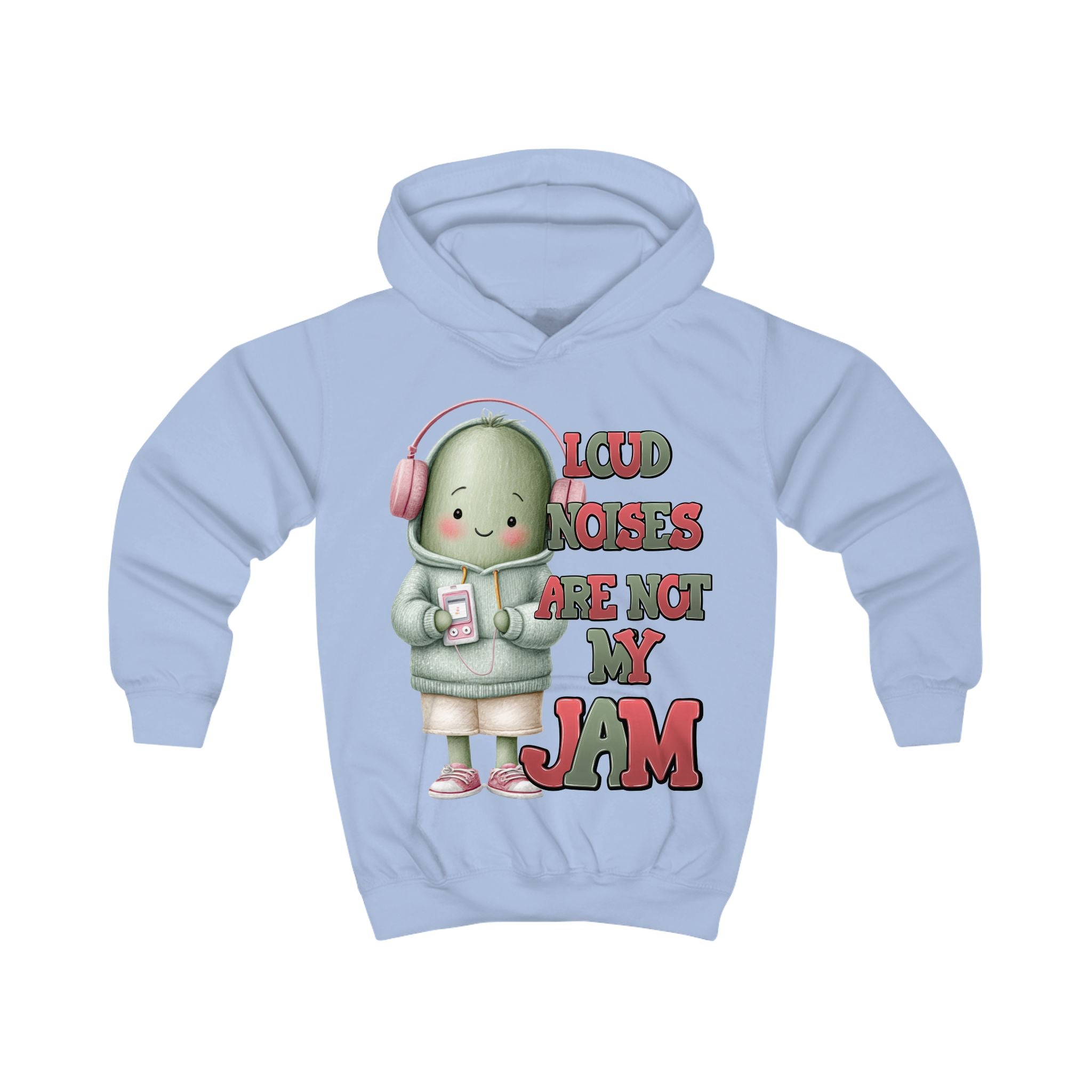 Neurodivergent Kids Hoodie – Please Be Kind Back Print