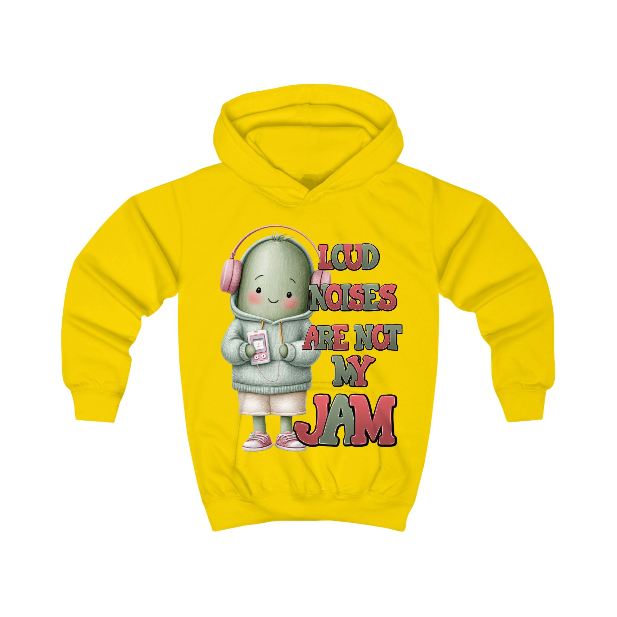 Neurodivergent Kids Hoodie – Please Be Kind Back Print
