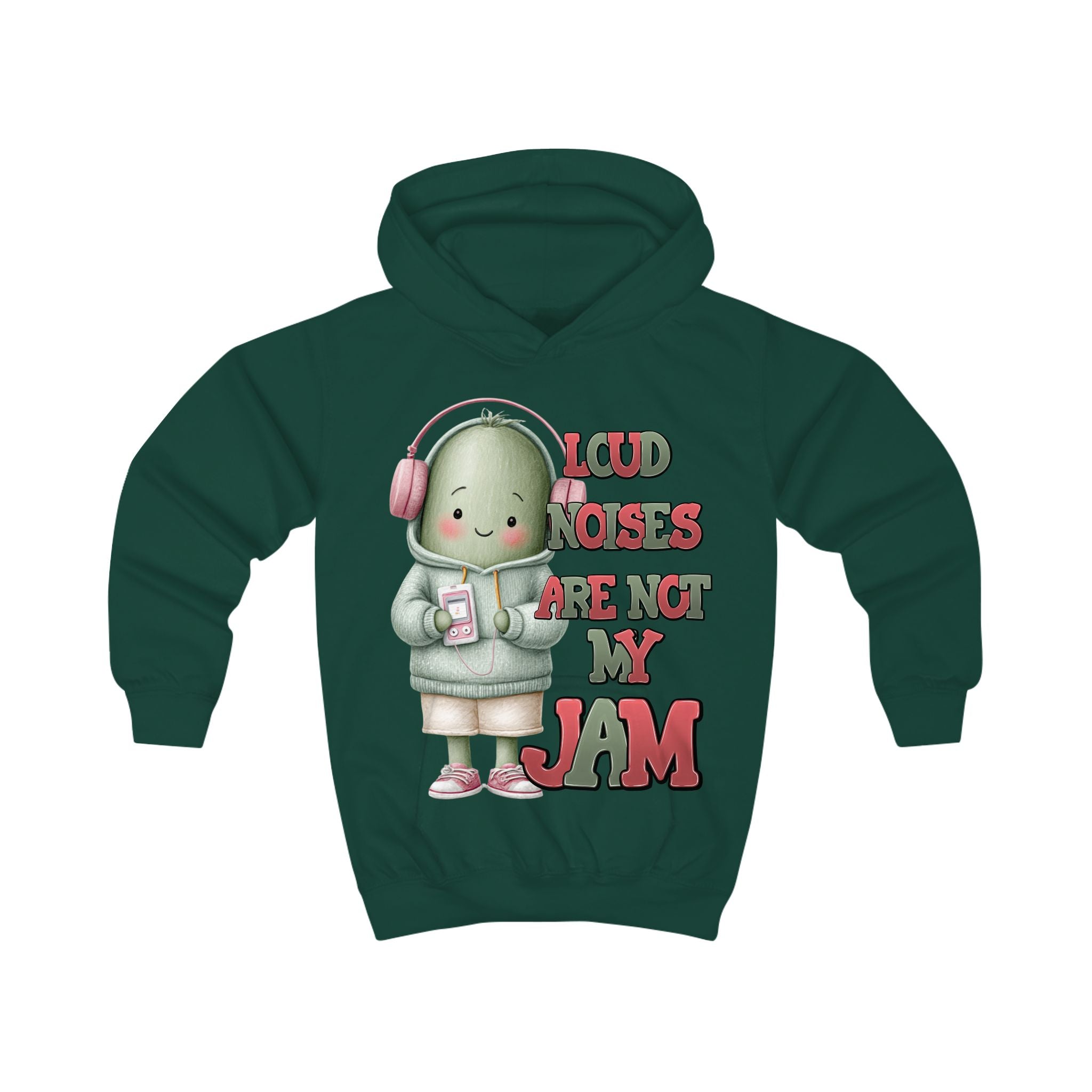 Neurodivergent Kids Hoodie – Please Be Kind Back Print