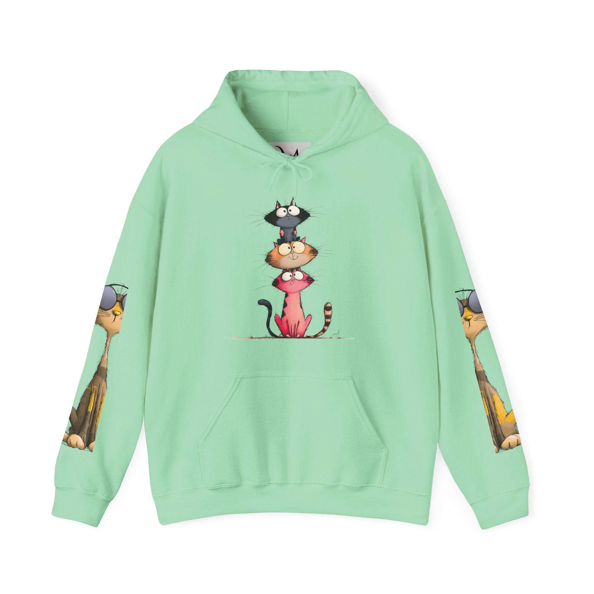 Respect My Wiring Hoodie-Cat Graphic Sweatshirt