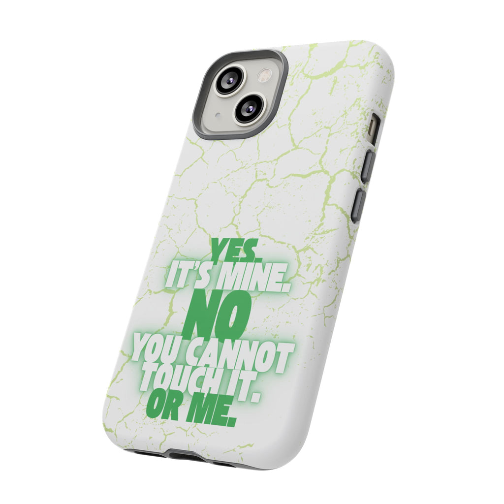 Sassy Quote Marble Crack Phone Case