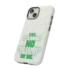 Sassy Quote Marble Crack Phone Case