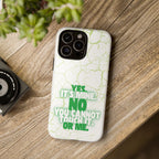 Sassy Quote Marble Crack Phone Case