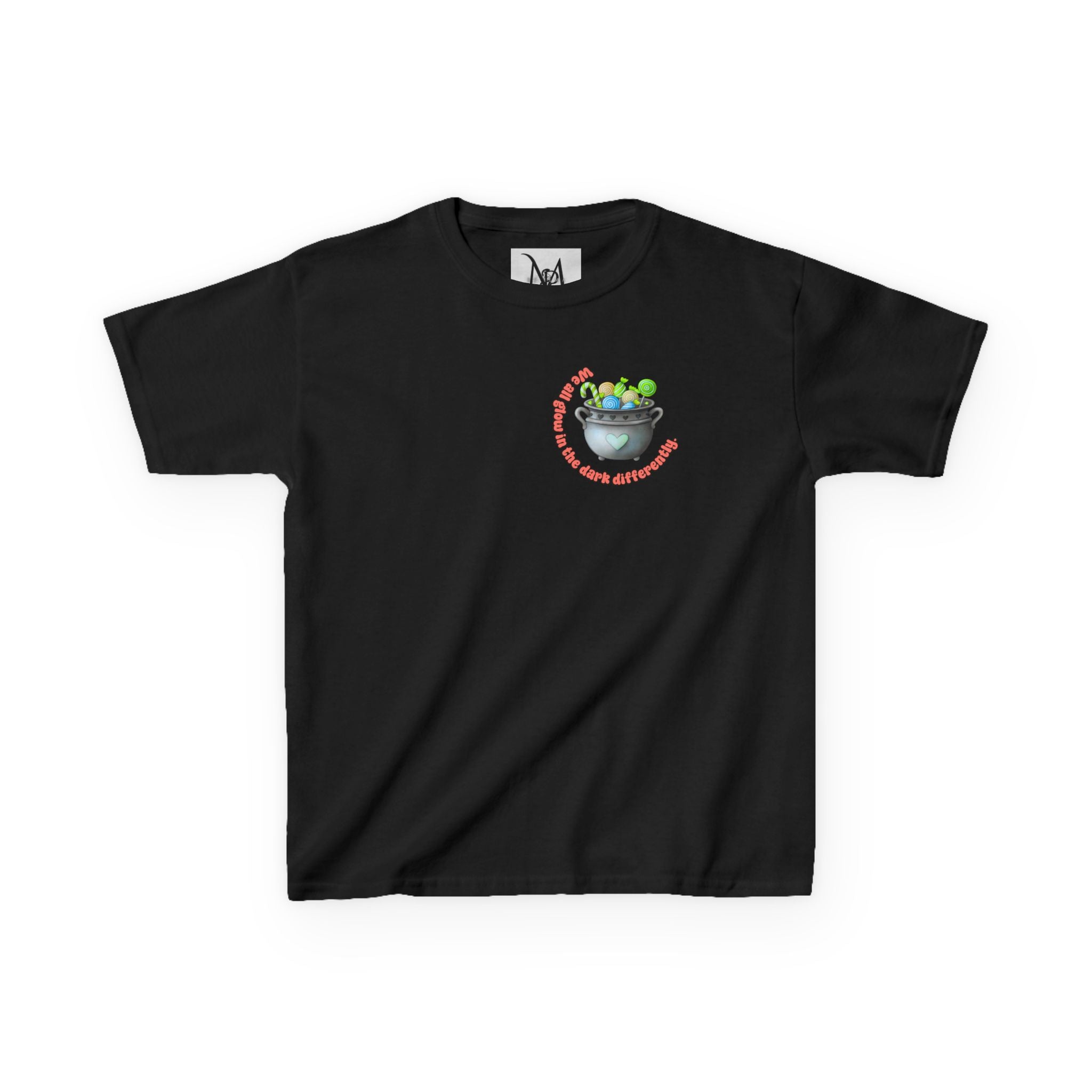 “Boo! Different Brains Are Cool Too” Kids Halloween T-Shirt – Inclusive Slogan Tee