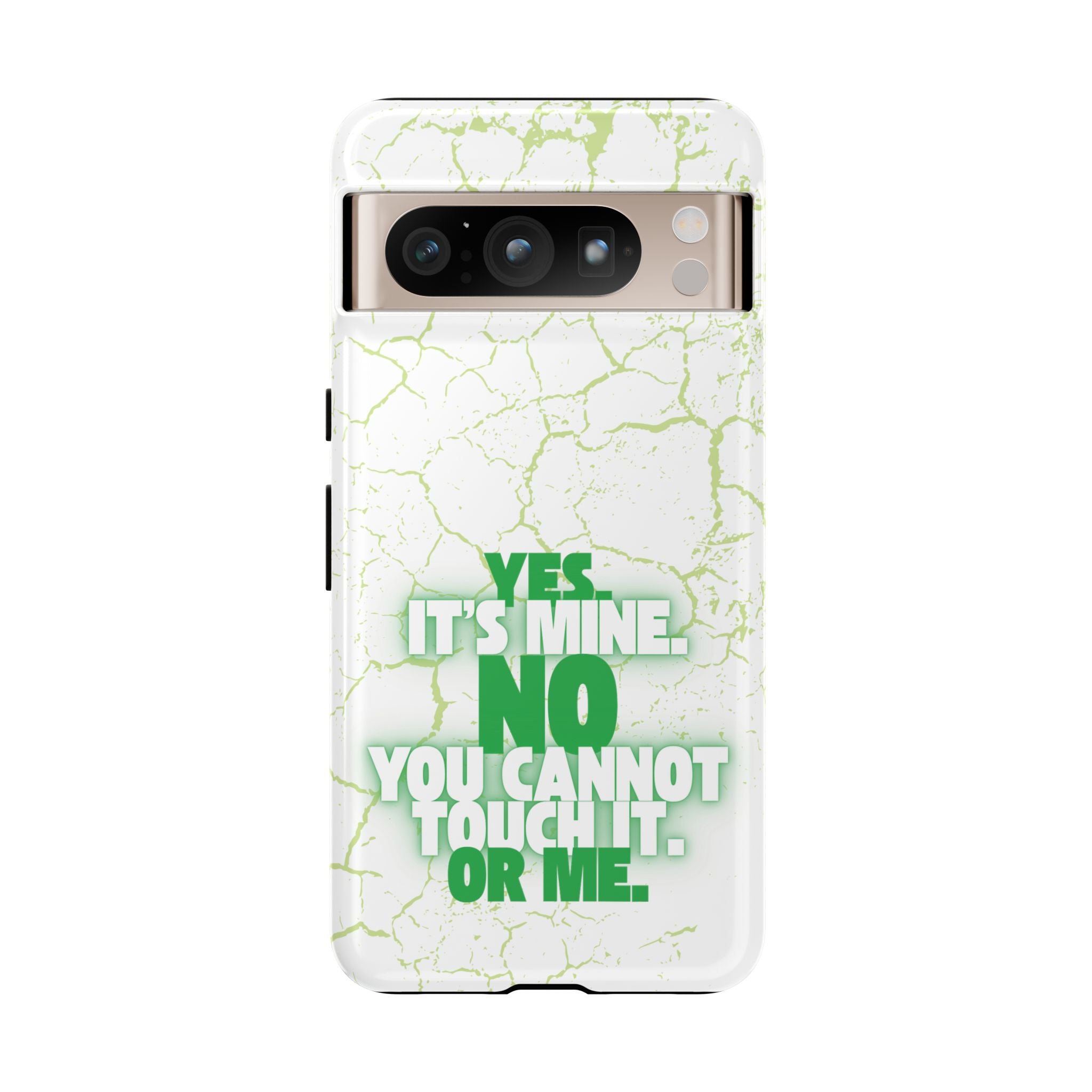 Sassy Quote Marble Crack Phone Case