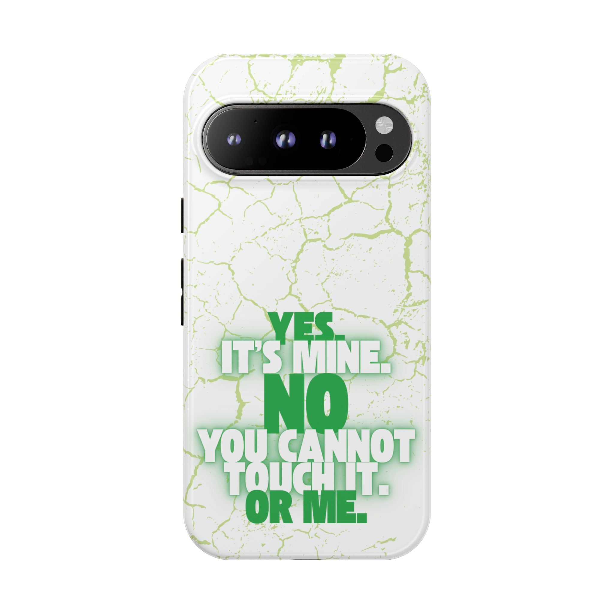 Sassy Quote Marble Crack Phone Case