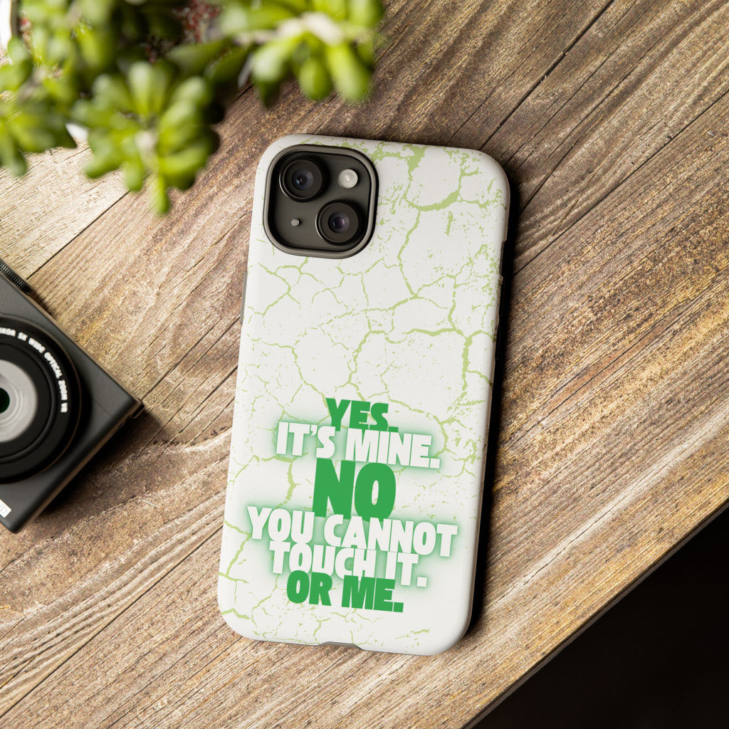 Sassy Quote Marble Crack Phone Case