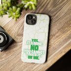 Sassy Quote Marble Crack Phone Case