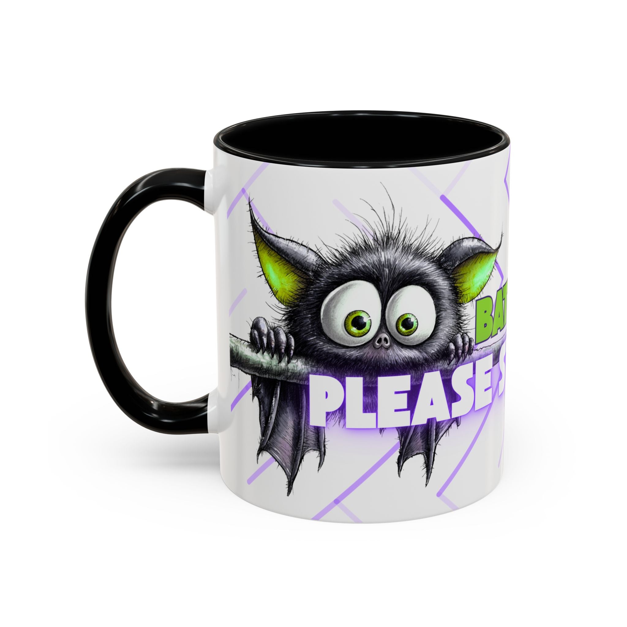 Bat-teries Drained Mug – Quirky Bat Design