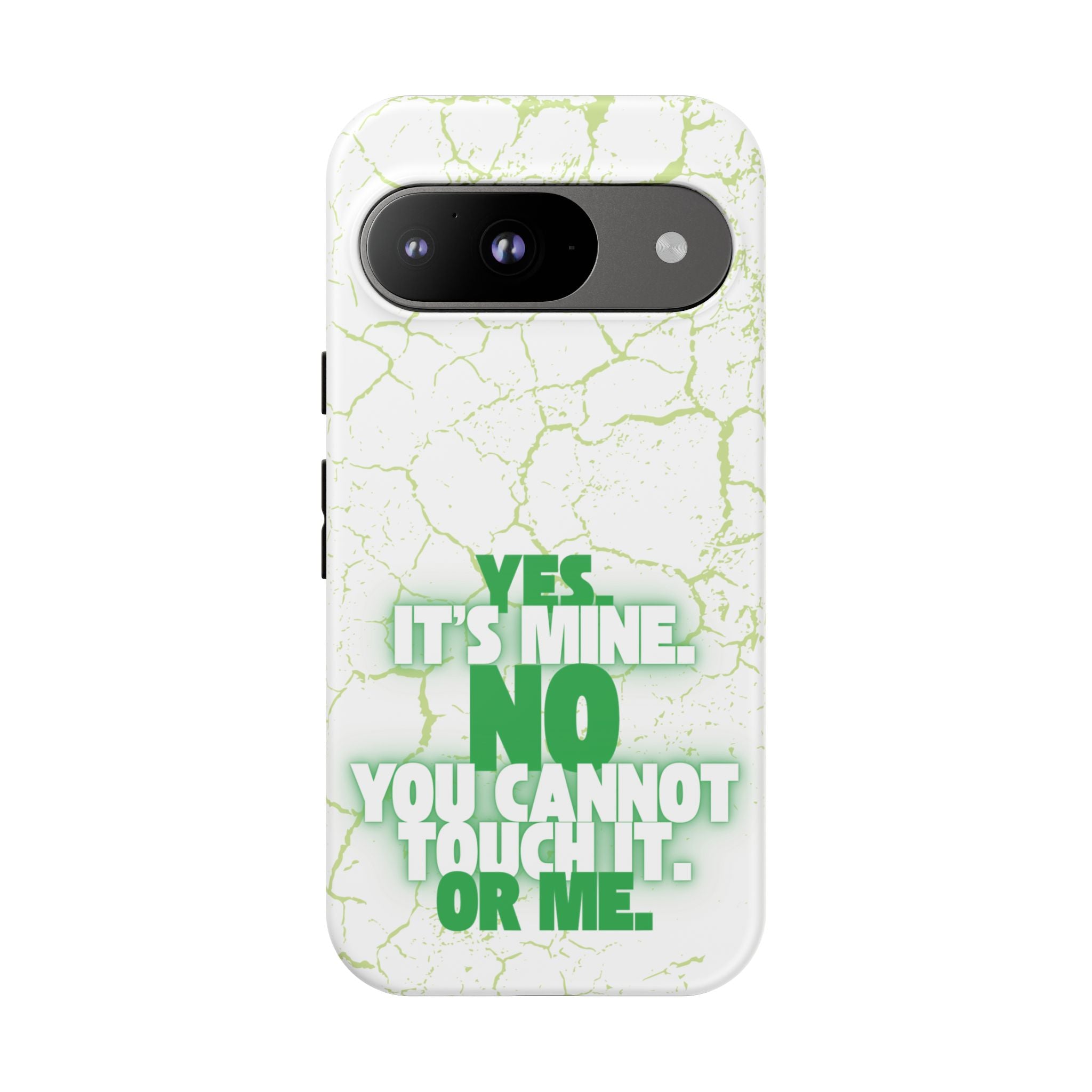 Sassy Quote Marble Crack Phone Case