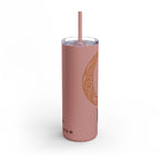 Witch, Please , Skinny Matte Tumbler with Straw (20oz / 600ml)