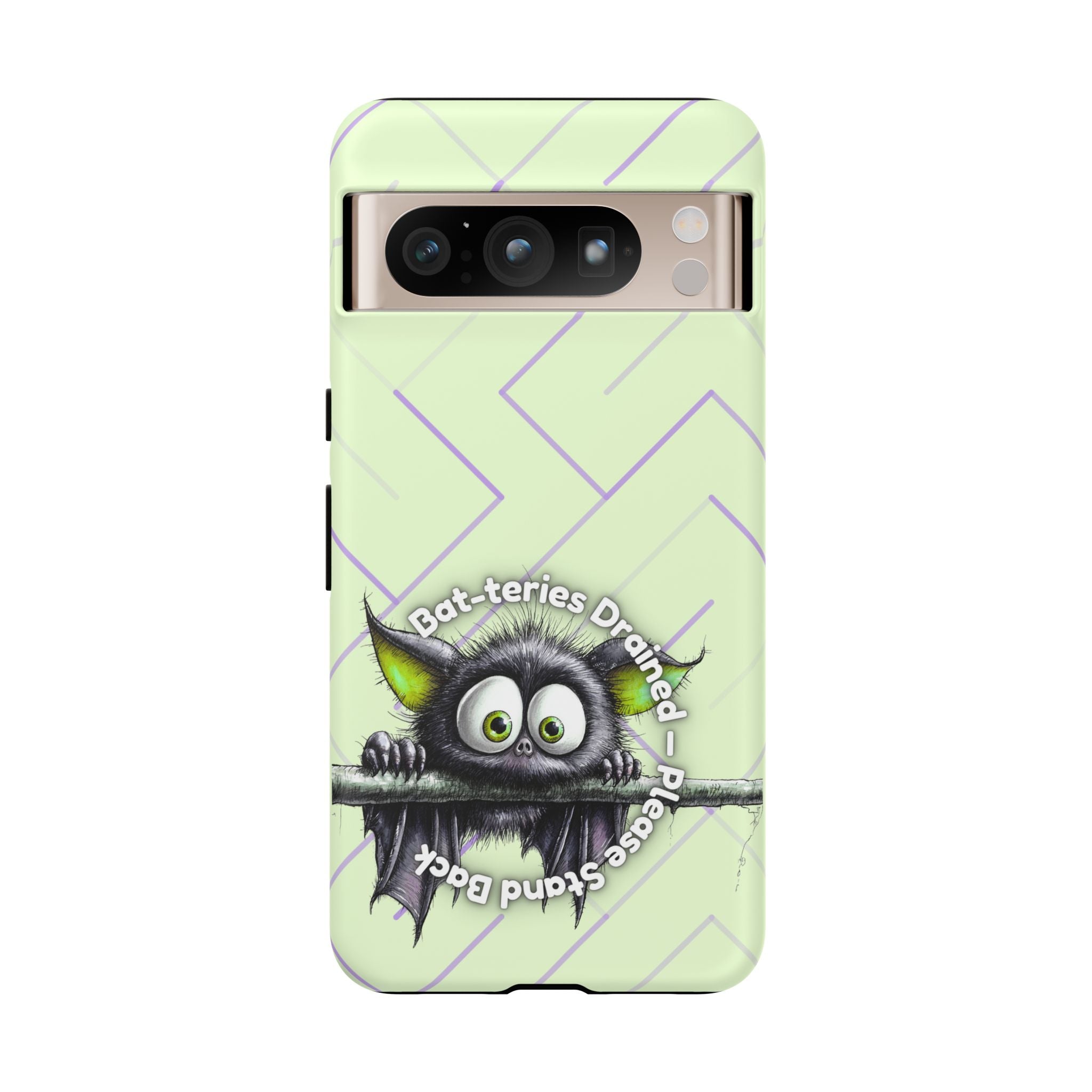 Bat-teries Drained Phone Case – Quirky Bat