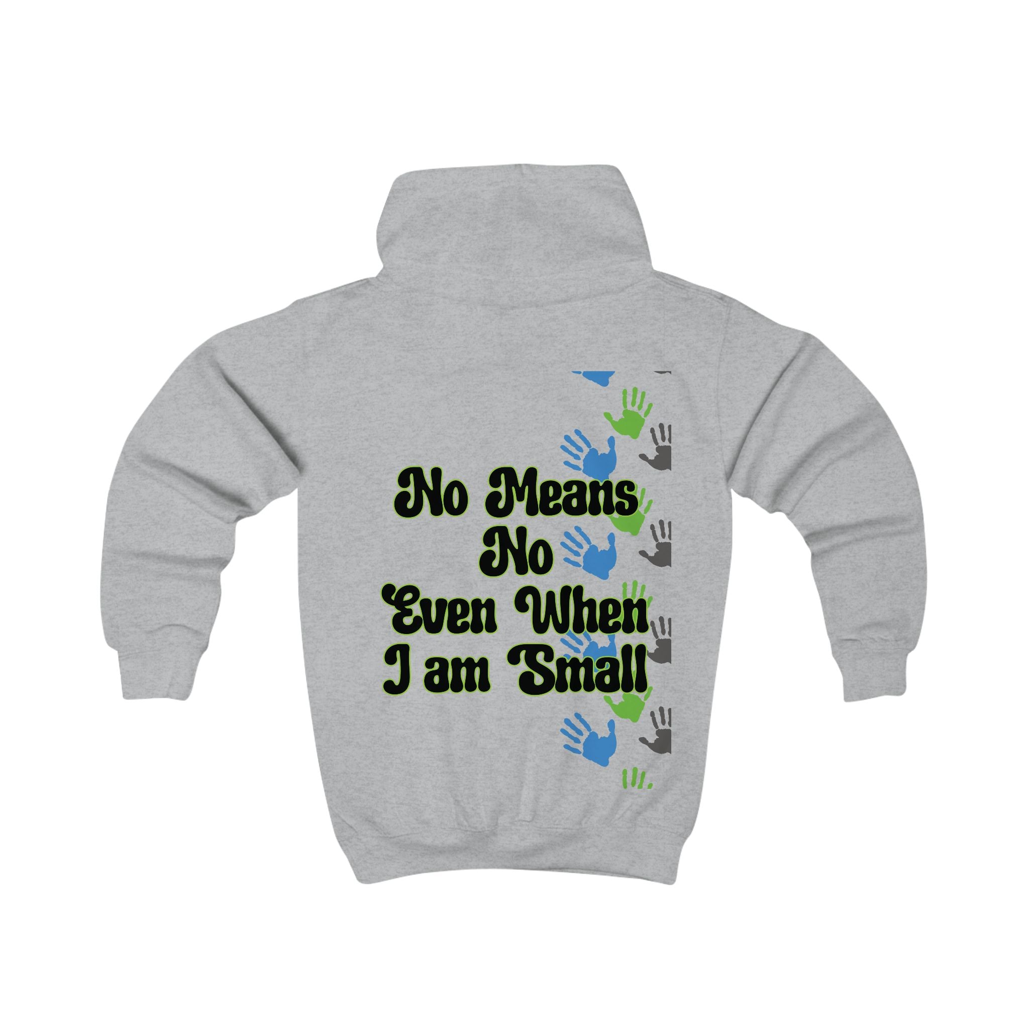 Children’s Boundary Awareness Hoodie – No Means No