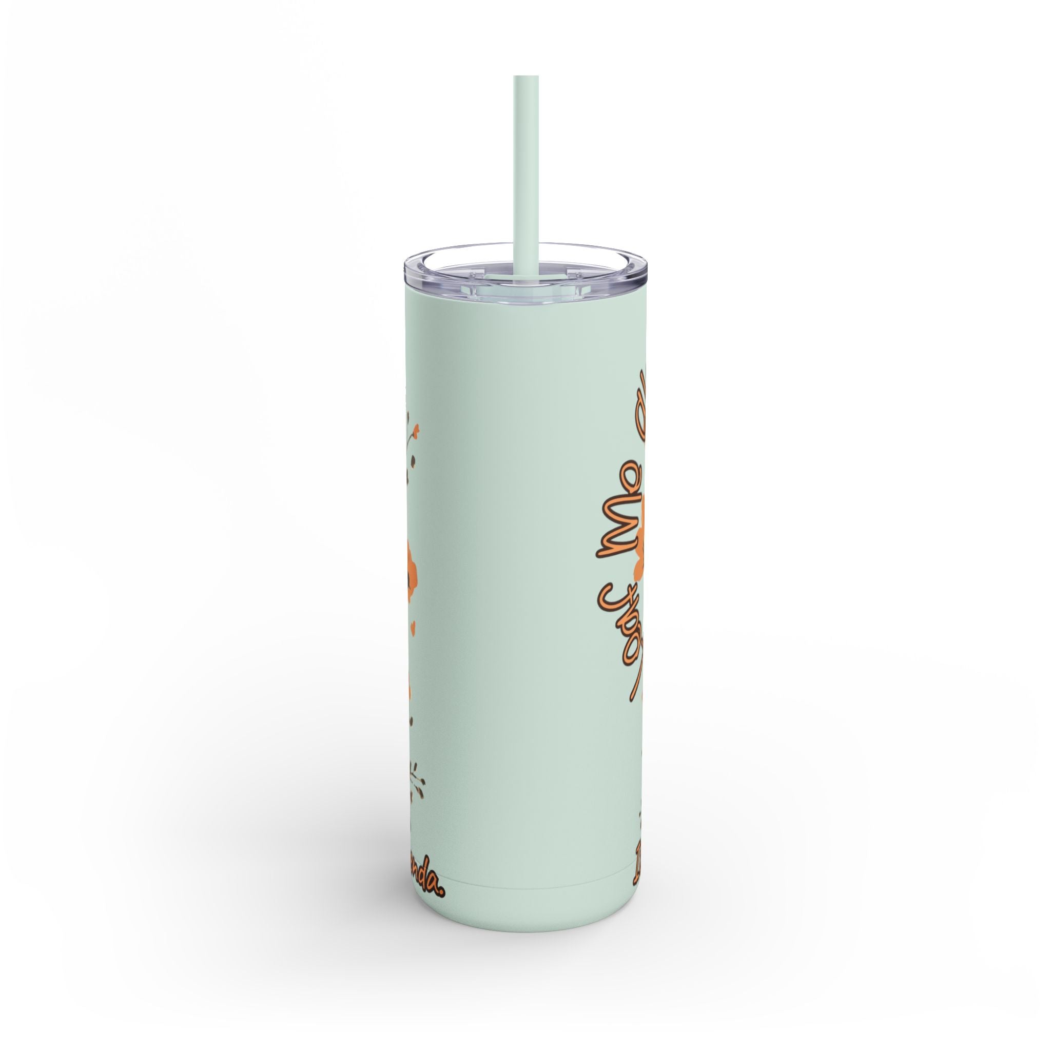 Leaf Me Alone – Limited Edition Fall Ghost Skinny Tumbler (20oz / 600ml)