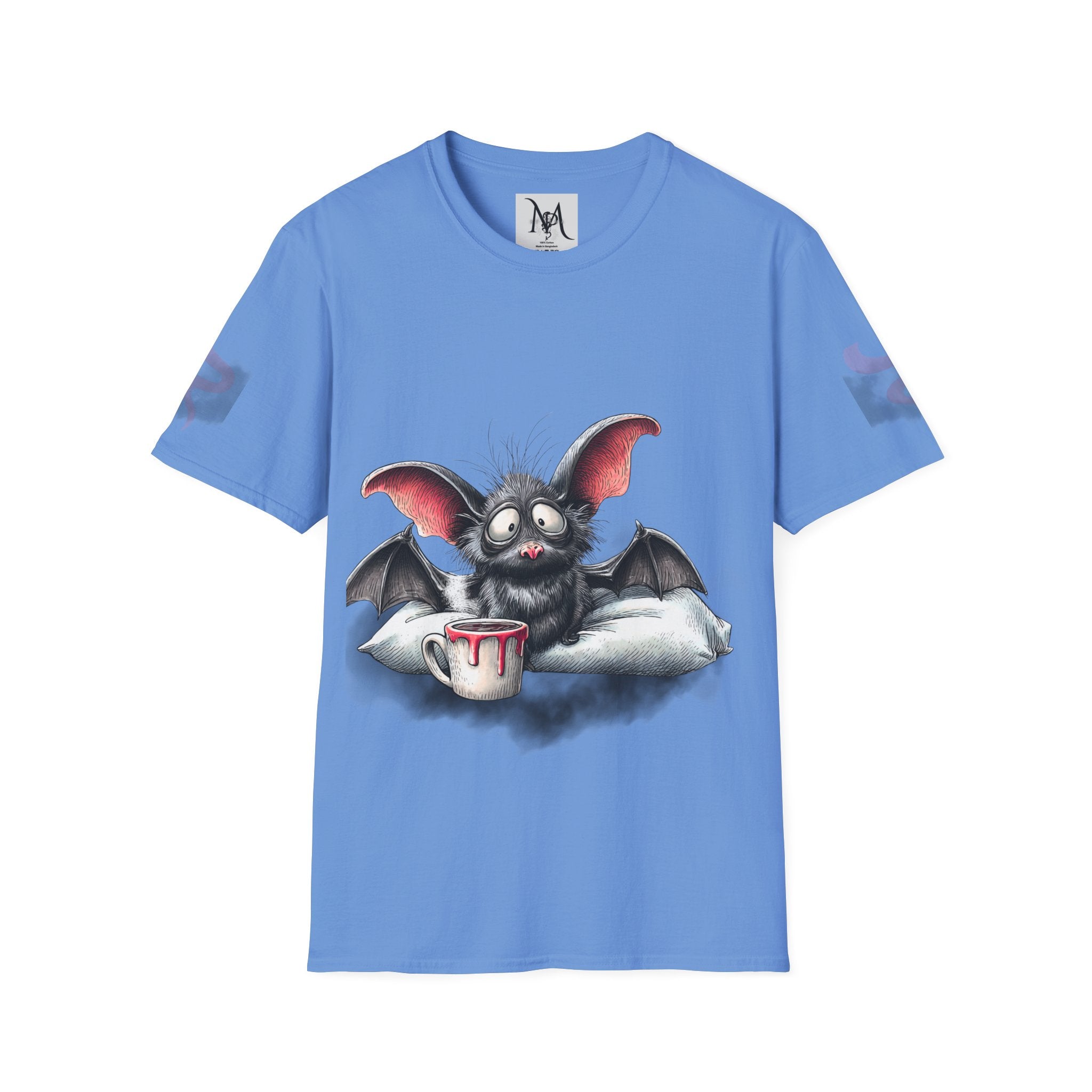 Bat-teries Drained – Cute and Funny Bat T-Shirt