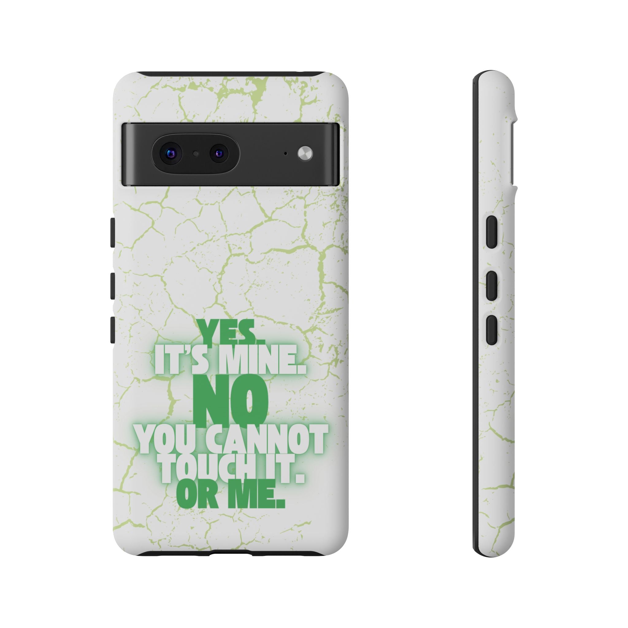 Sassy Quote Marble Crack Phone Case