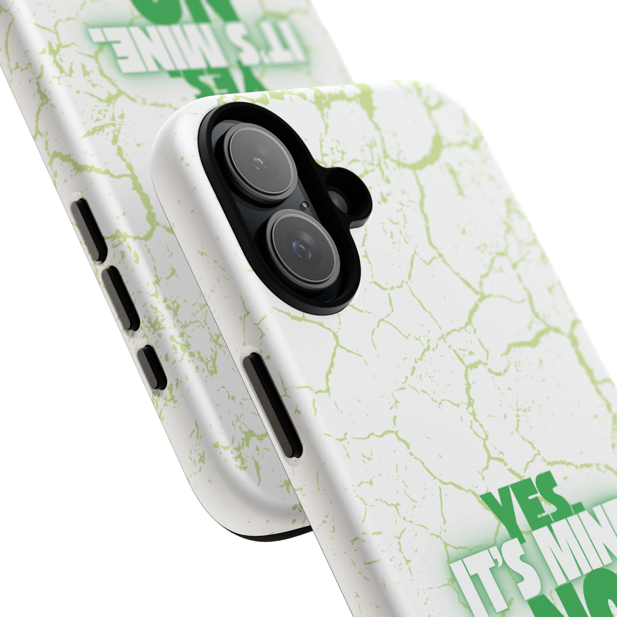 Sassy Quote Marble Crack Phone Case
