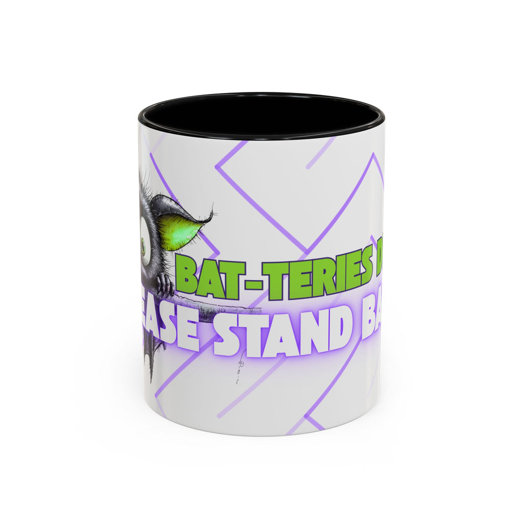 Bat-teries Drained Mug – Quirky Bat Design