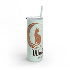 Witch, Please , Skinny Matte Tumbler with Straw (20oz / 600ml)
