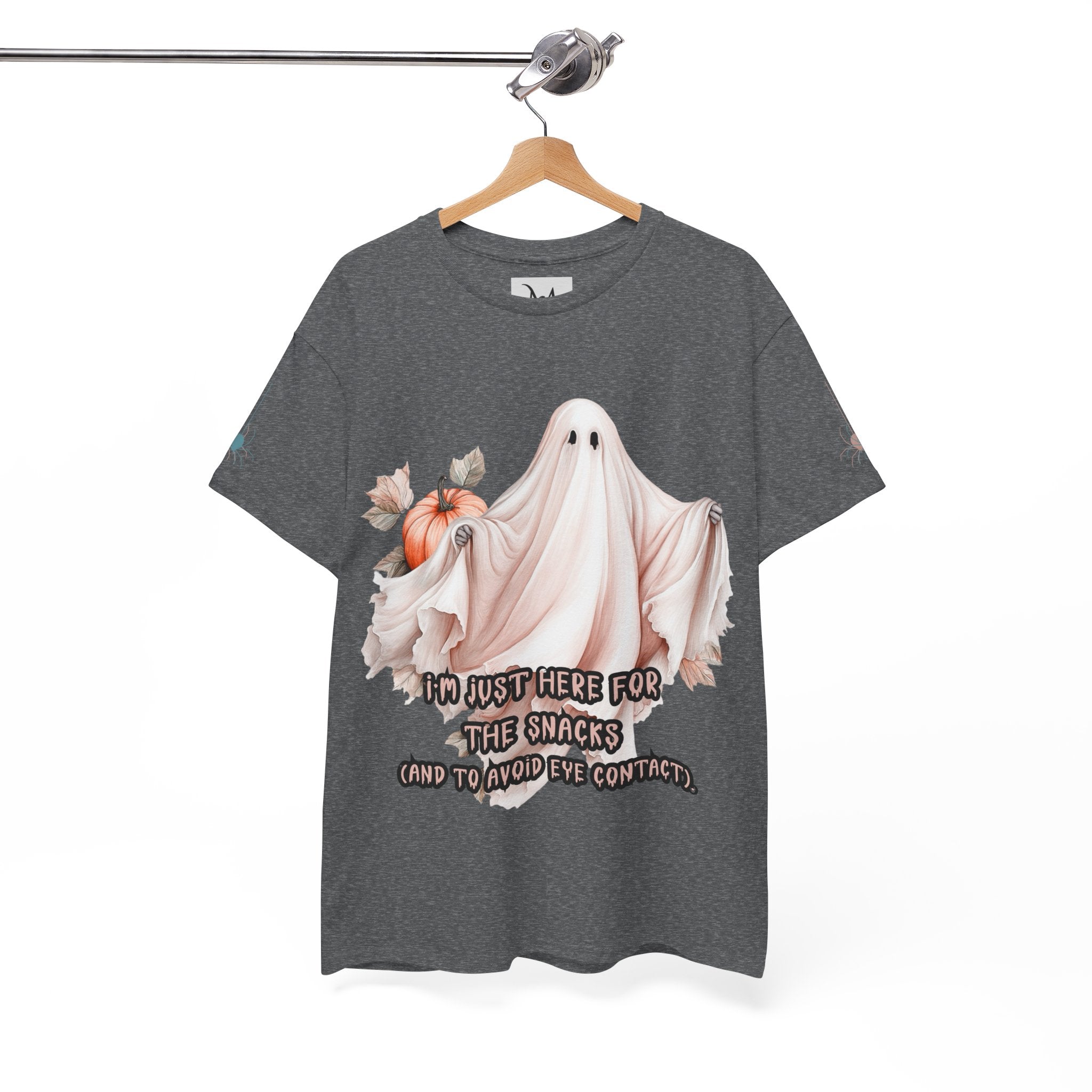 Here for the Snacks (and Avoiding Eye Contact) Halloween Tee