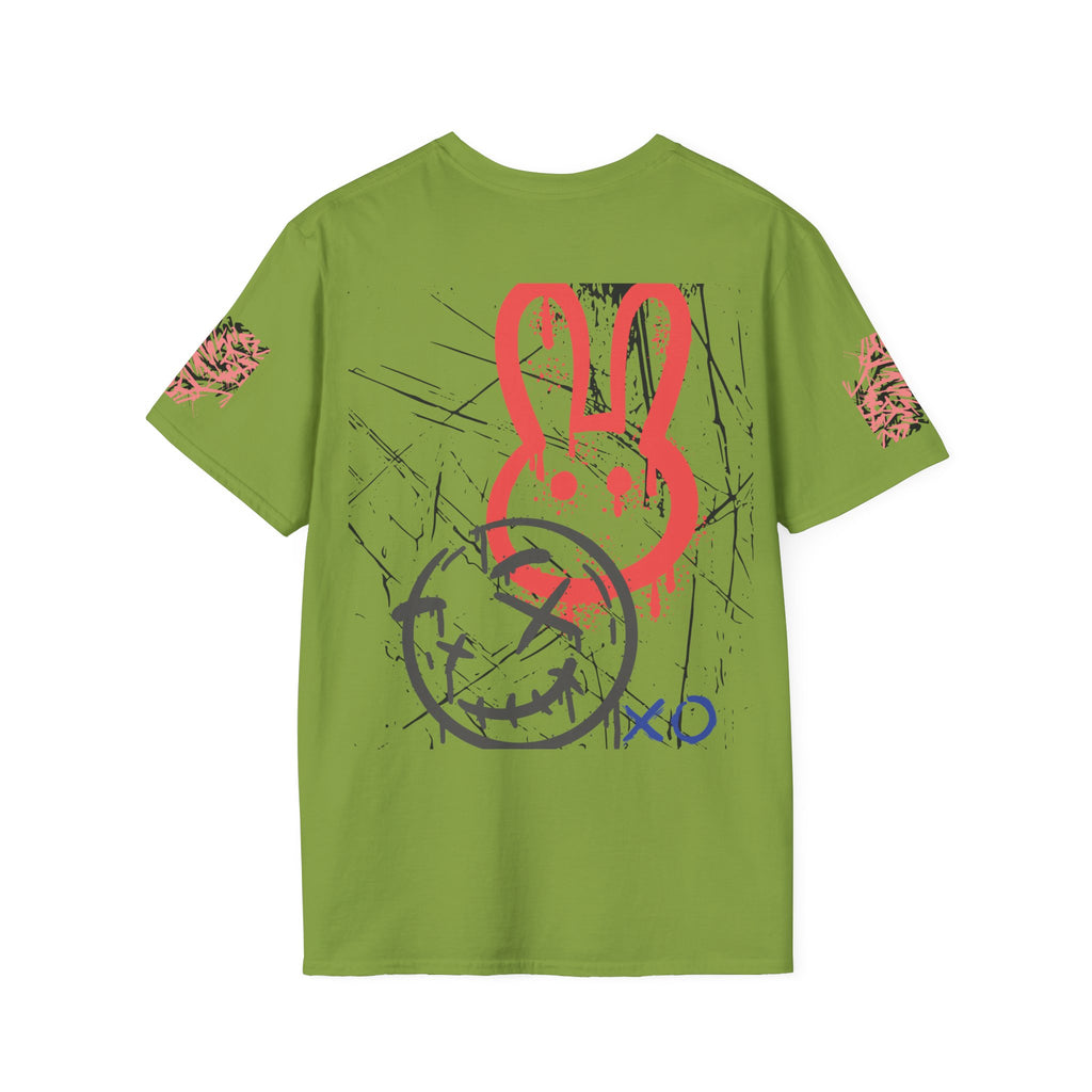 Graffiti Quote Tee – Bold Monochrome