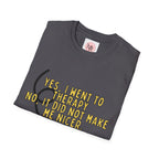 Therapy Didn’t Make Me Nicer Tee – Lightbulb Design