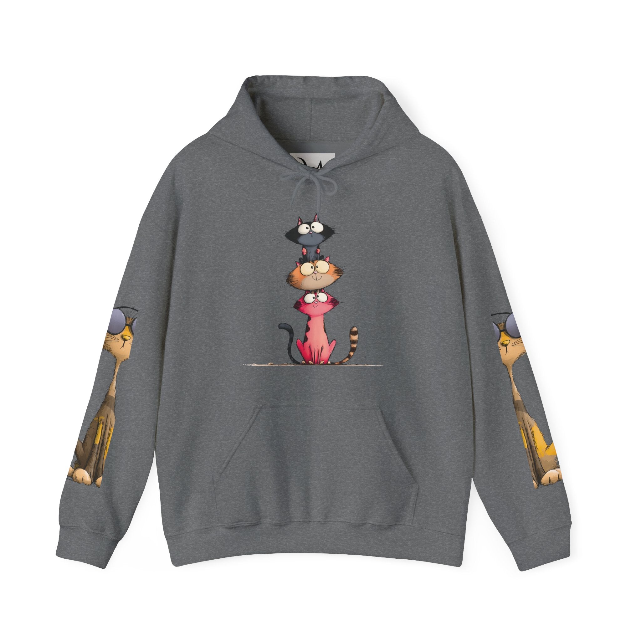 Respect My Wiring Hoodie-Cat Graphic Sweatshirt