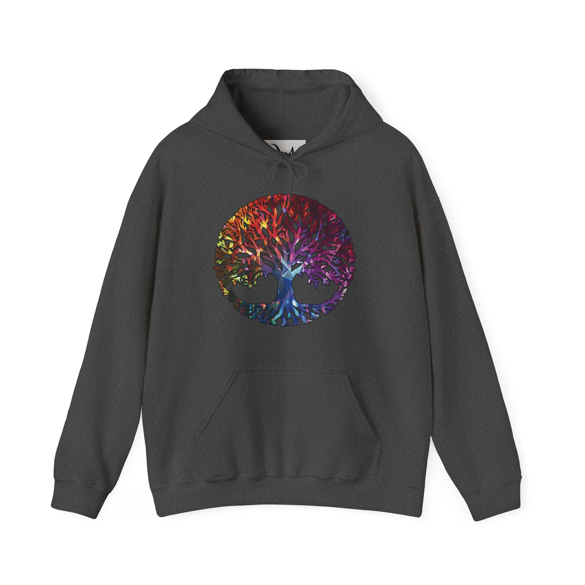 Unapologetically Neurodivergent Hoodie-Holographic Crystal Tree Design, Bold Identity Statement