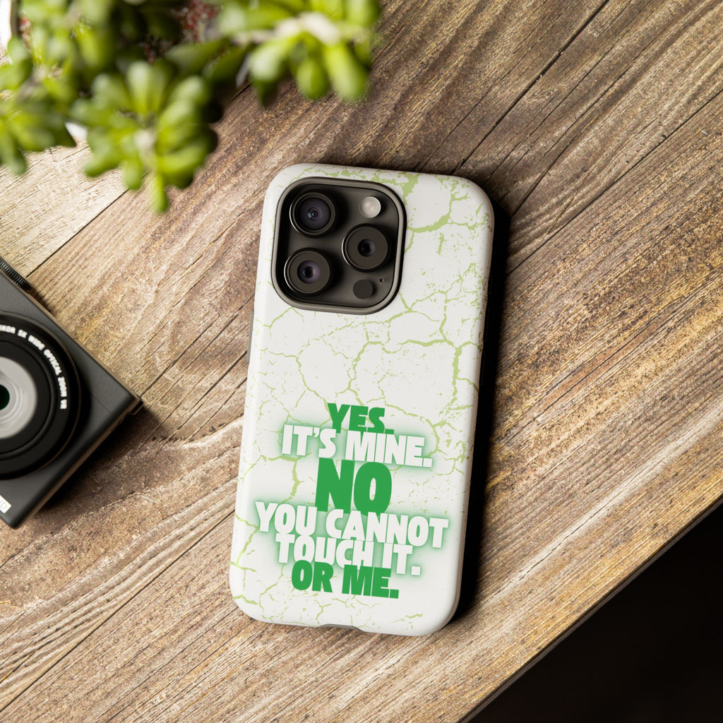 Sassy Quote Marble Crack Phone Case
