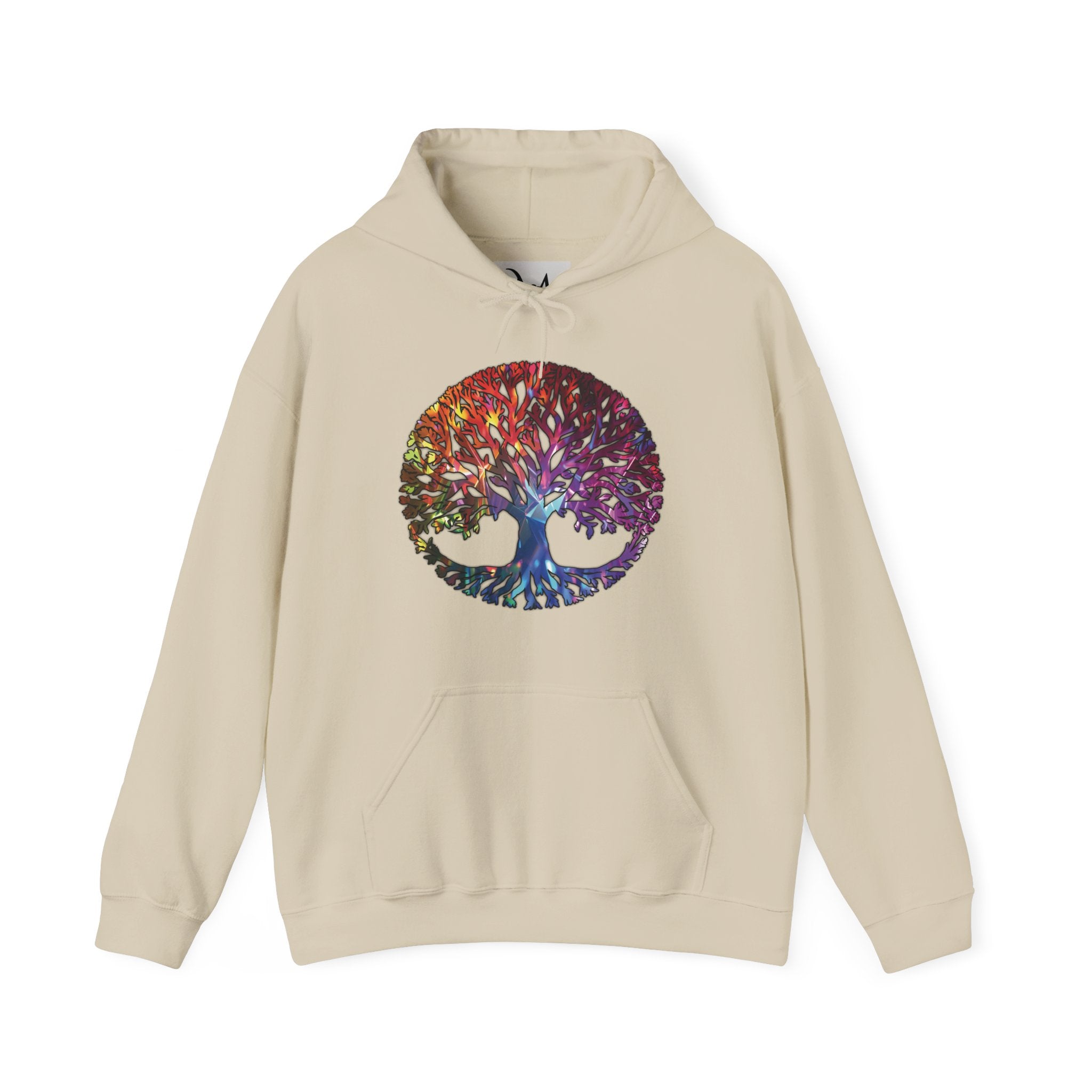 Unapologetically Neurodivergent Hoodie-Holographic Crystal Tree Design, Bold Identity Statement