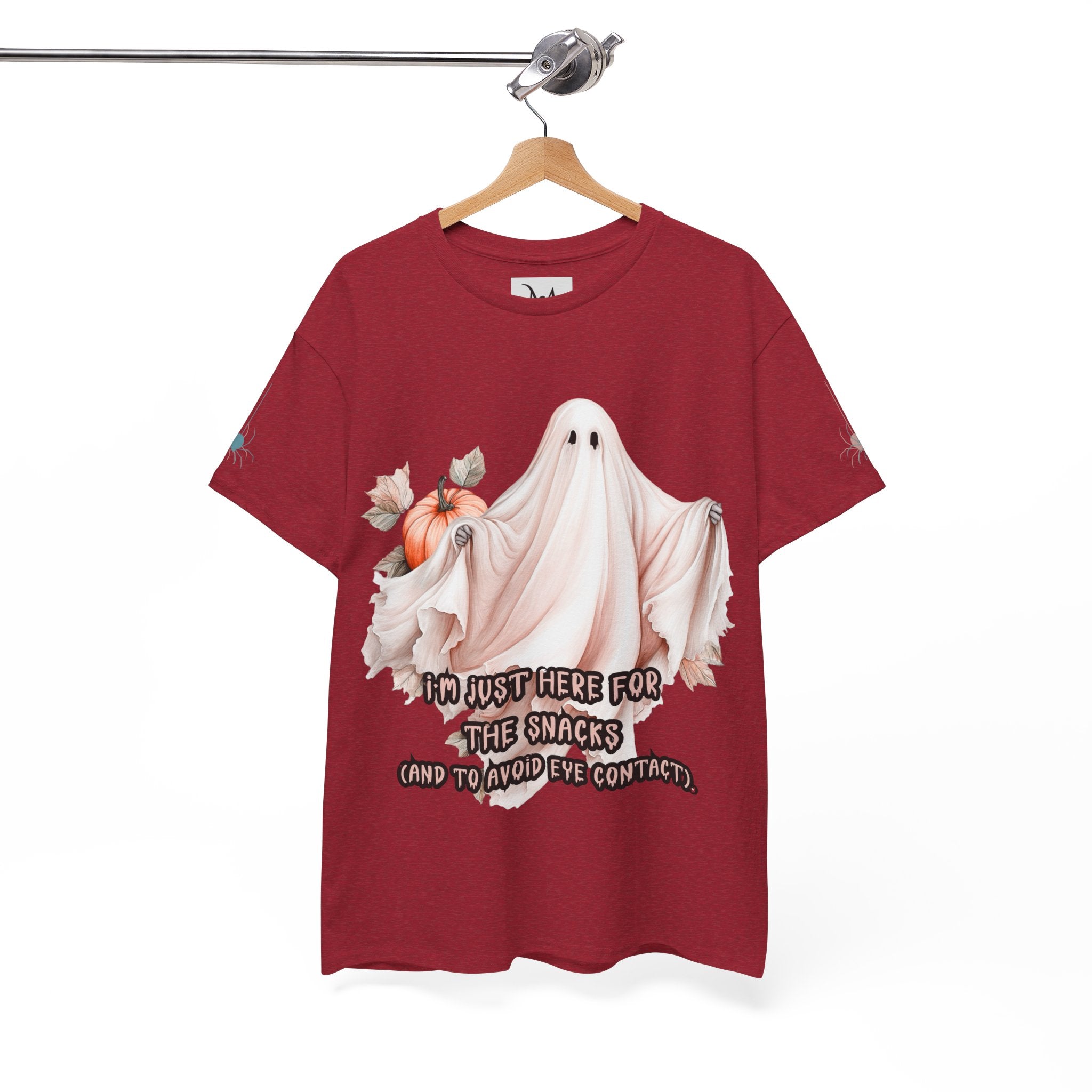 Here for the Snacks (and Avoiding Eye Contact) Halloween Tee